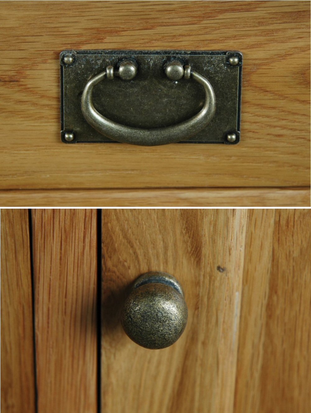 Provence Oak 3 Door Sideboard - Click Image to Close