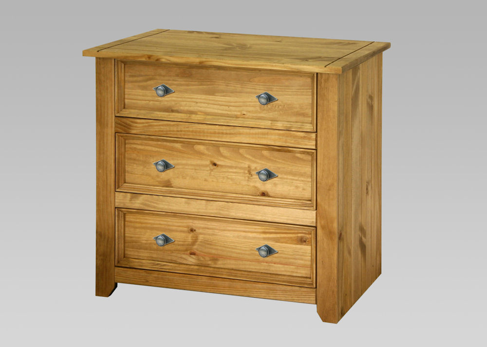Amalfi 3 Drawer Chest - Click Image to Close