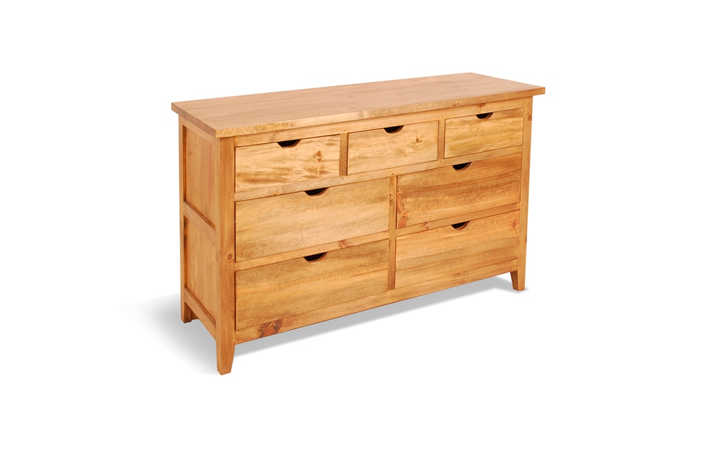 Aston Pine 7 Drawer Chest - Click Image to Close