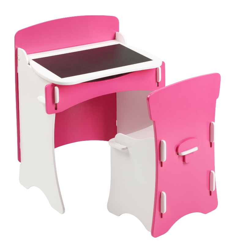 Blush Desk And Chair - Click Image to Close