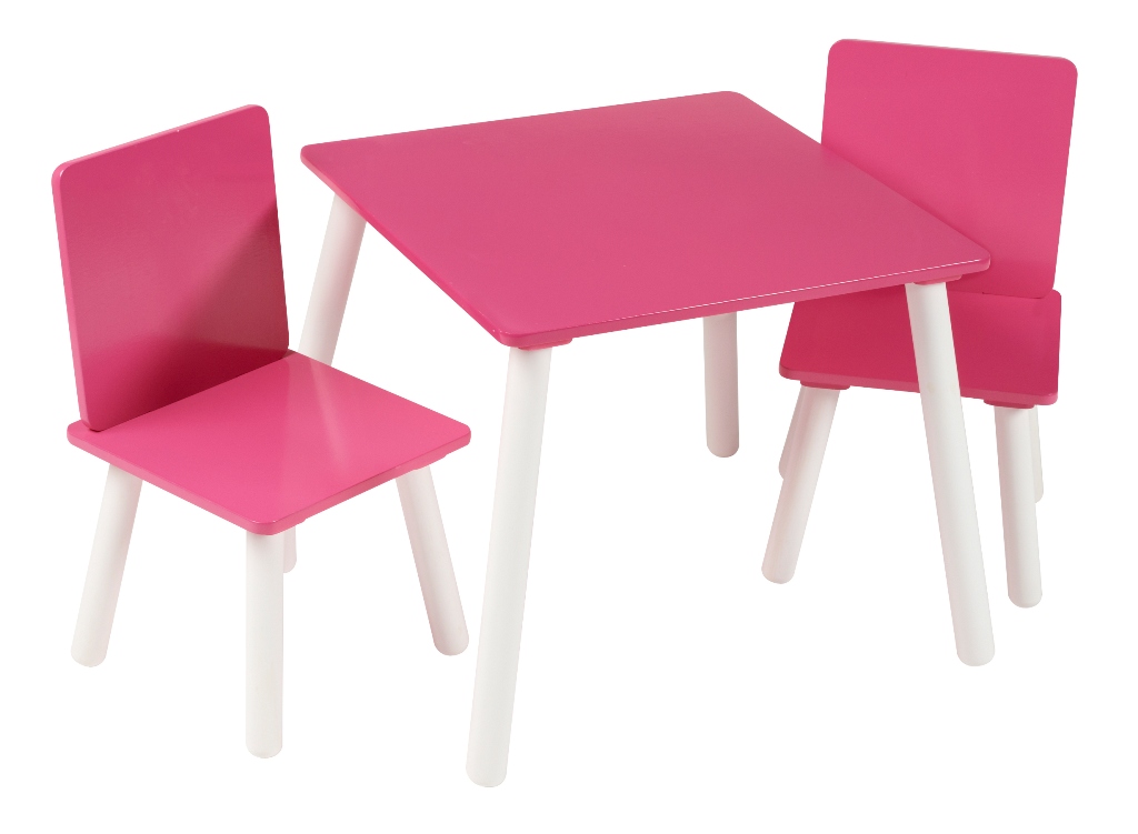 Blush Table And 2 Chairs - Click Image to Close
