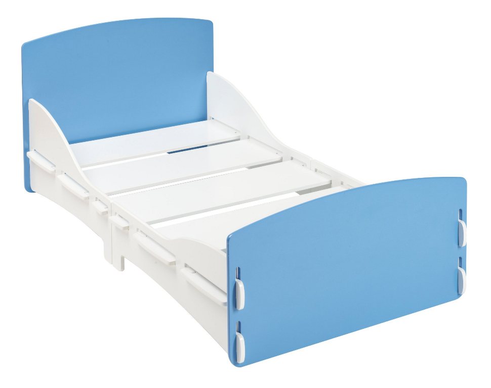 Junior Shorty Childrens Bed - Blue 2ft 6in - Click Image to Close