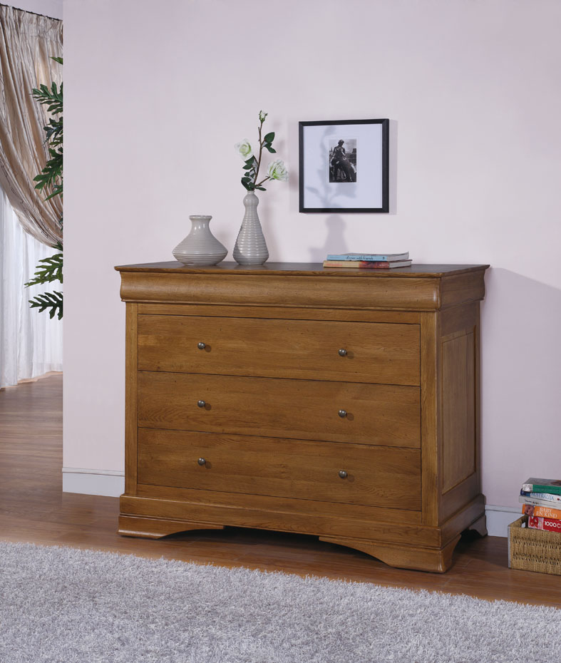 Chateau Oak 4 Drawer Chest - Click Image to Close