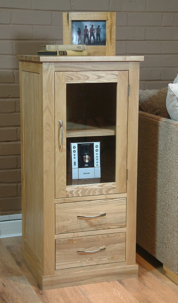 mobel oak hi-fi cabinet mobel oak hi -fi cabinet - from rooms direct