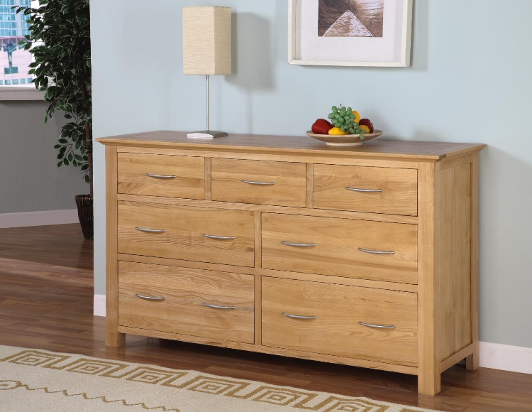 Greenwich Ashwood 3/4 Wide Chest of Drawers - Click Image to Close