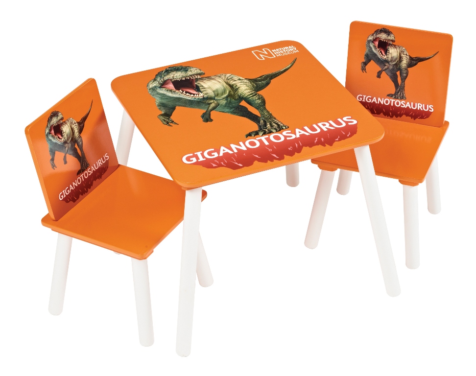 Giganotosaurus Table And 2 Chairs - Click Image to Close
