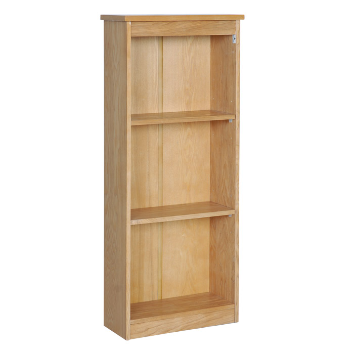 Hamilton Hardwood Bookcase Low Narrow - Click Image to Close
