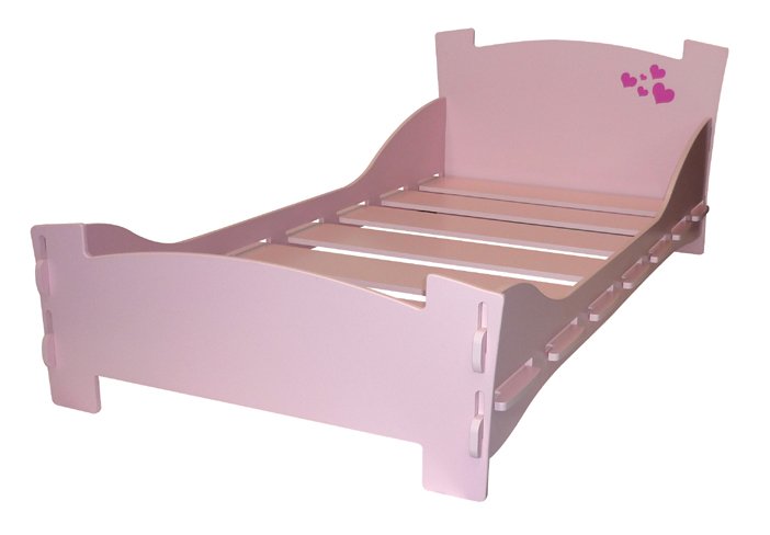Amour Childrens Pink Bed 3ft Single - Click Image to Close