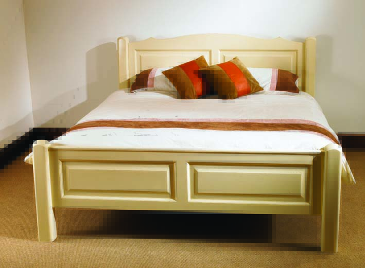 Mottisfont Painted Pine Bed - Single - Double - King - Click Image to Close