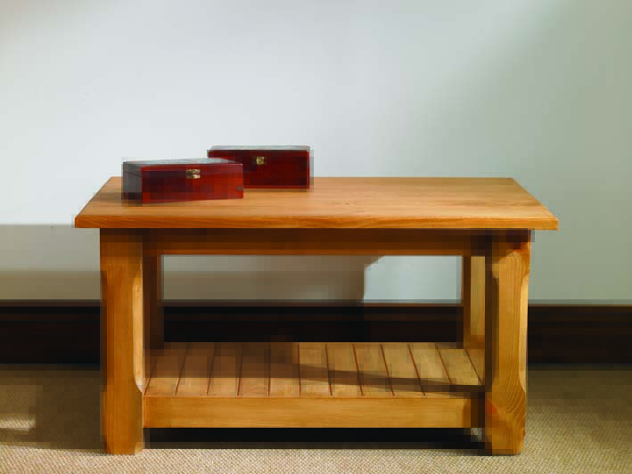 Mottisfont Painted Pine Potboard Coffee Table - Click Image to Close