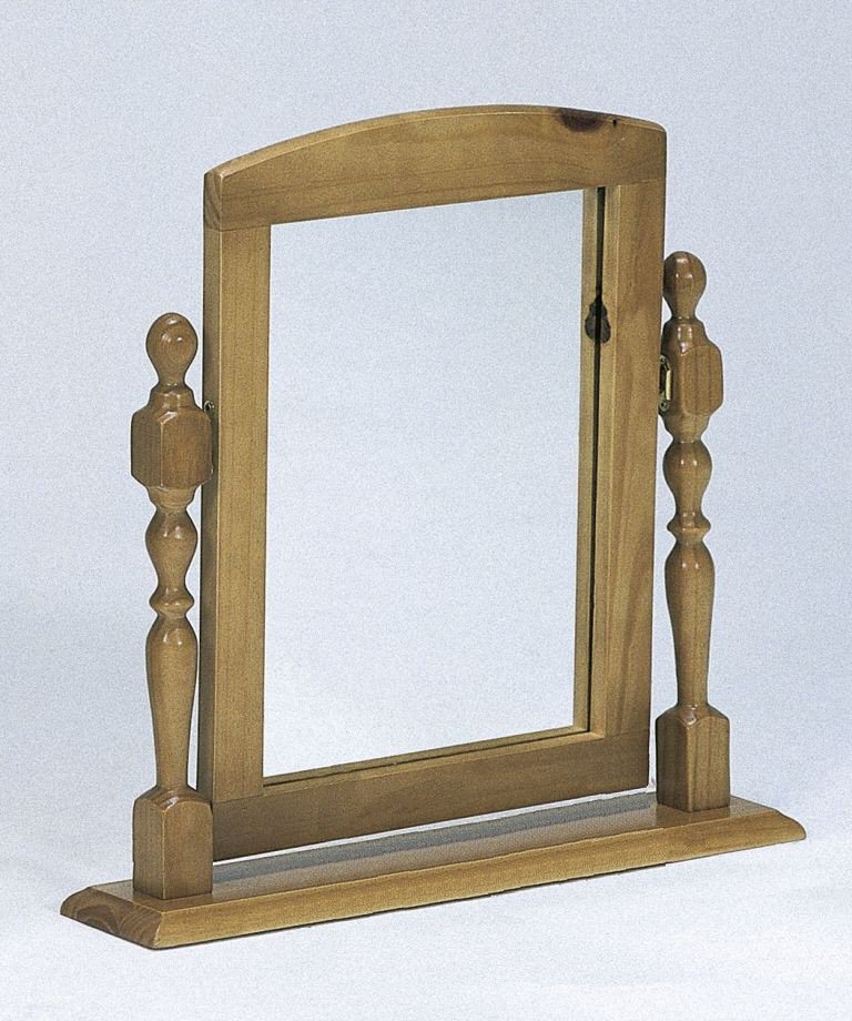 Verona Antique Pine Dressing Table Mirror - Click Image to Close