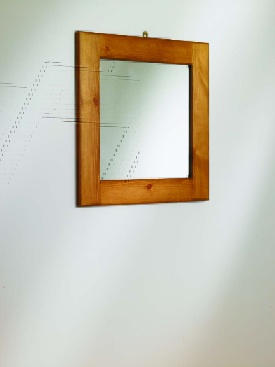 Mottisfont Painted Pine Square Mirror - Click Image to Close