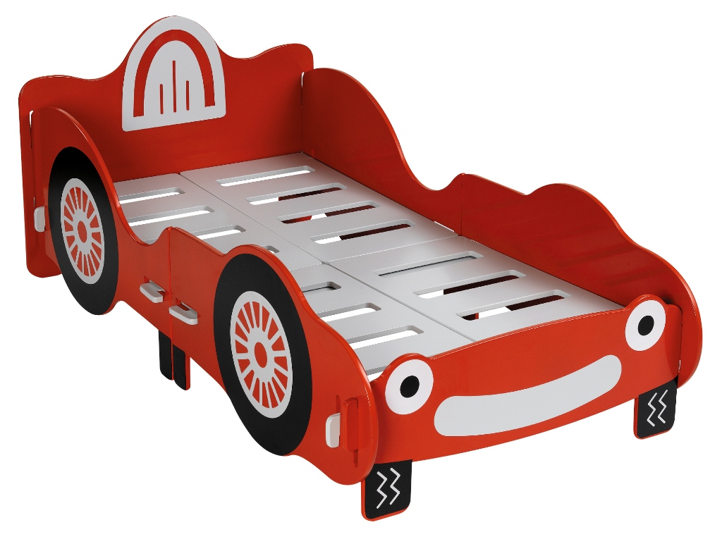 Racing Car Childrens Junior Bed 2ft 6in - Click Image to Close