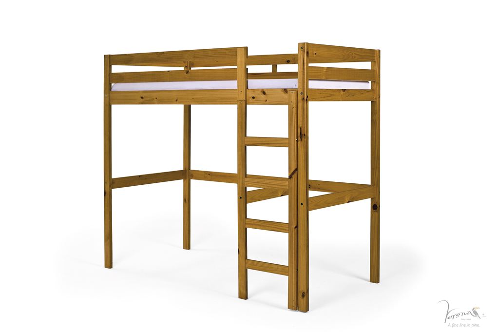 Rimini High Bed - Antique Frame Only - Click Image to Close
