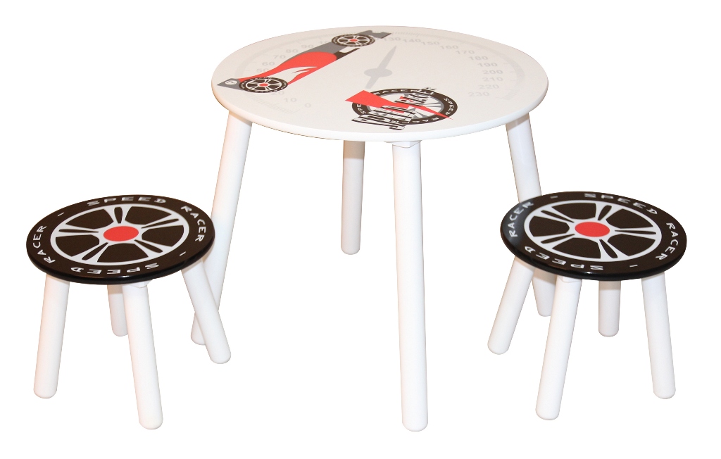 Speedy Racer Childrens Table And 2 Chairs - Click Image to Close