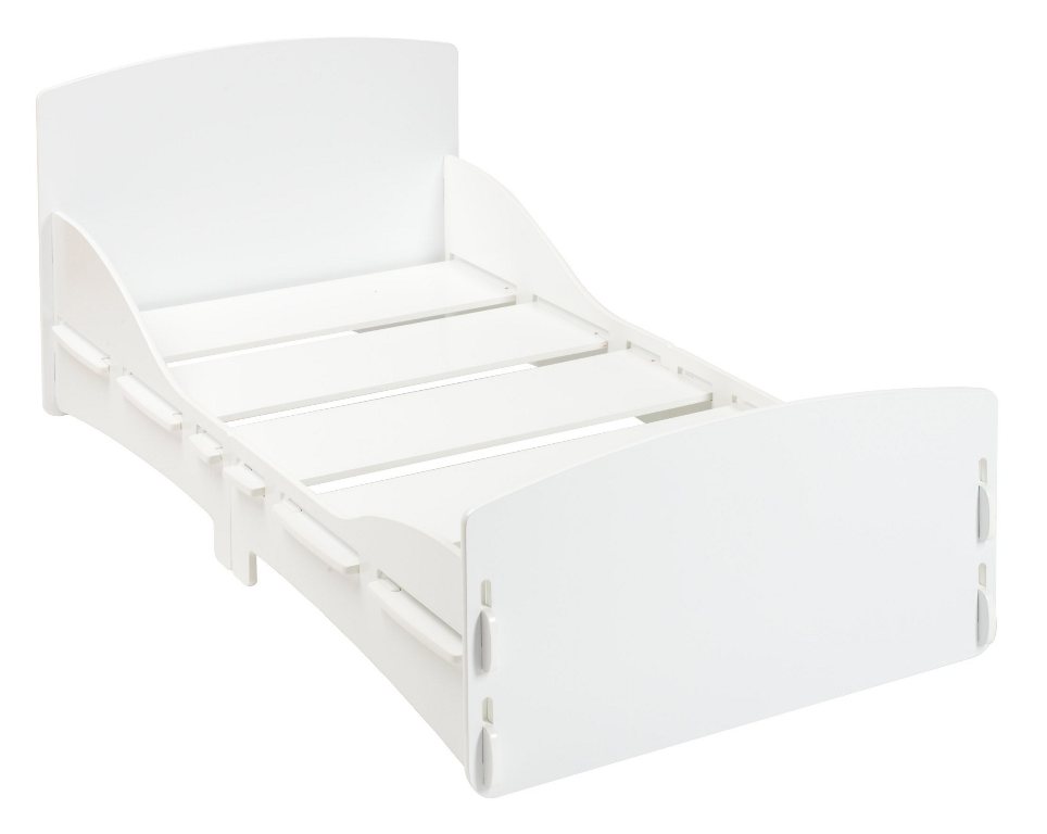 Junior Shorty Childrens Bed - White 2ft 6in - Click Image to Close