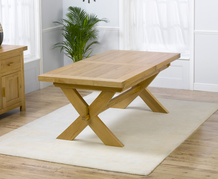 Antwerp Oak Extending Dining Table 160cm To 200cm Only Larger Image
