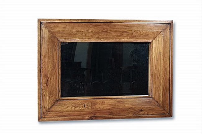 Brooklyn Reclaimed Oak Mirror Rectangular 150cm - Click Image to Close