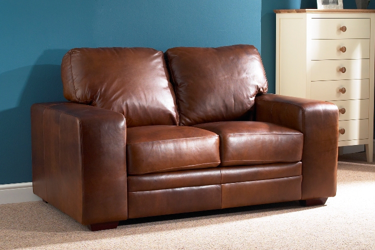 Chelsea Leather Sofa - 2 Seater - Click Image to Close