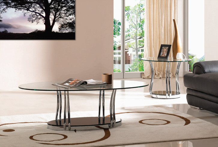 Cosmo Glass Coffee Table - Click Image to Close
